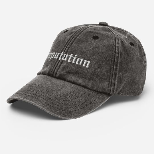 Reputation Embroidered Vintage Hat Made To Order
