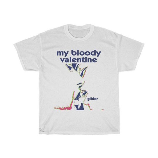 My Bloody Valentine Glider t shirt,Rock band retro t-shirt