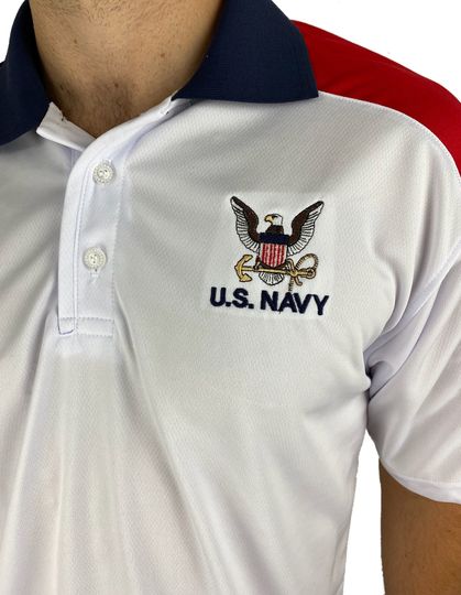 US Navy Patriotic Polo Shirt