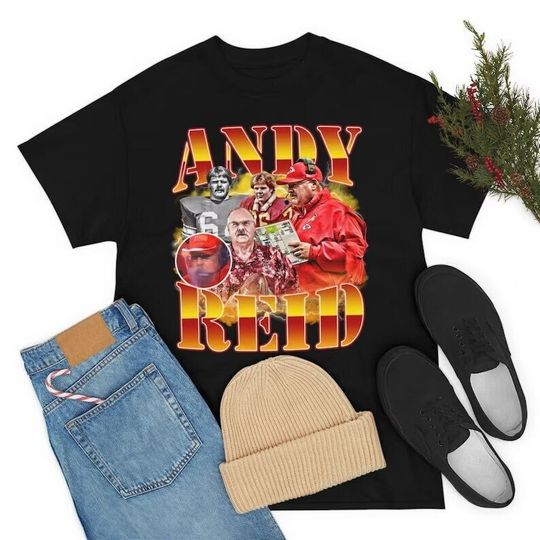 Andy Reid - Kansas City Chiefs - Chiefs Kingdom - Funny - Legend - Vintage retro bootleg t-shirt
