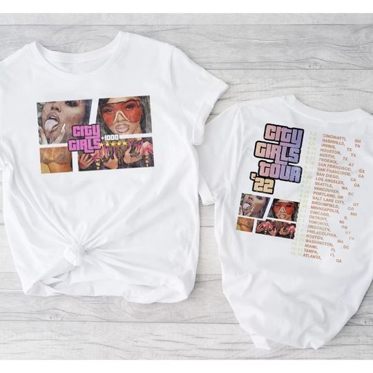 GTA City Girl 2022 Tour Merch Tee Shirt, City Girl Tour Shirt