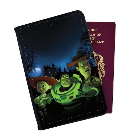 Disney Toy Story Woody Buzz Lightyear and Friends Passport Cover