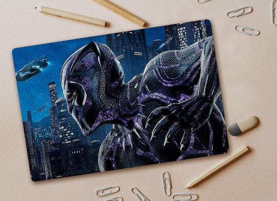 Marvel, Avengers, Black Panther Jigsaw Puzzzle