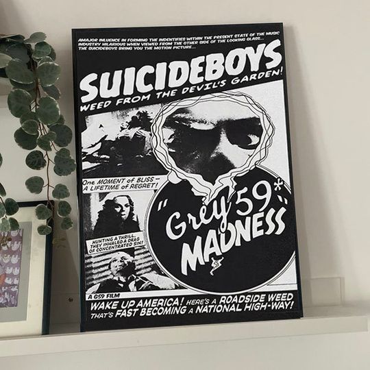 Grey Day Tour 2022 Poster, Suicideboys Concert 2022 Poster