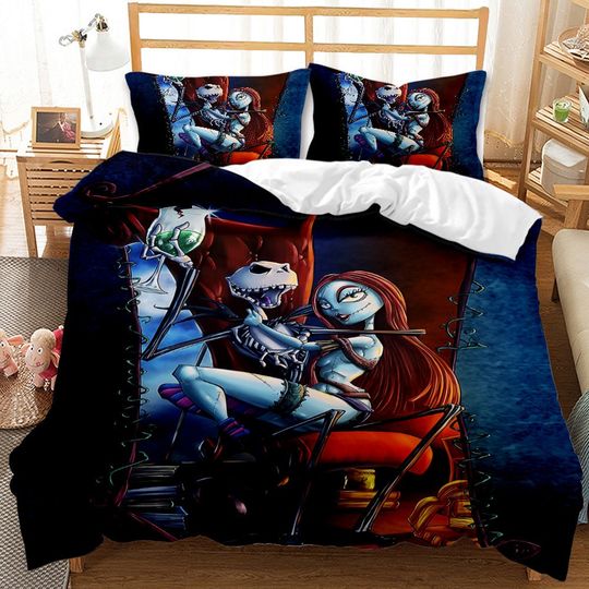 3D Nightmare Before Christmas Bedding Set
