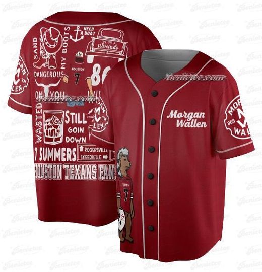 Wallen Western Summer Tour Jersey, 25 Summer Cowboy Shirt