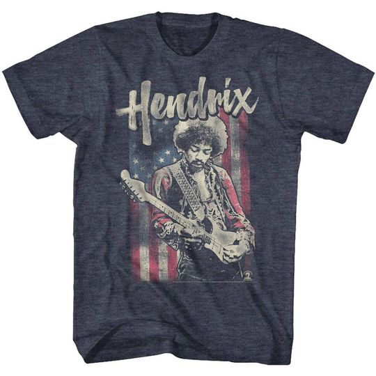 Jimi Hendrix Flag T-Shirt