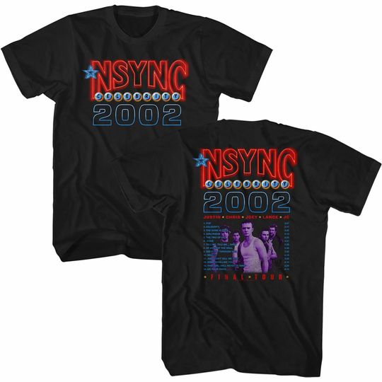 NSYNC Celebrity 2002 Adult T-Shirt