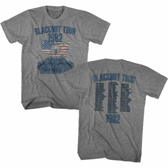 Scorpions Blackout Tour Graphite Heather Adult T-Shirt