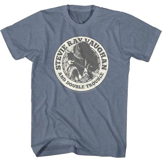 Stevie Ray Vaughan Srv Badge T-Shirt