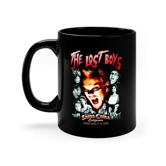 The Lost Boys Movie Black Coffee Mug
