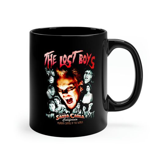 The Lost Boys Movie Black Coffee Mug