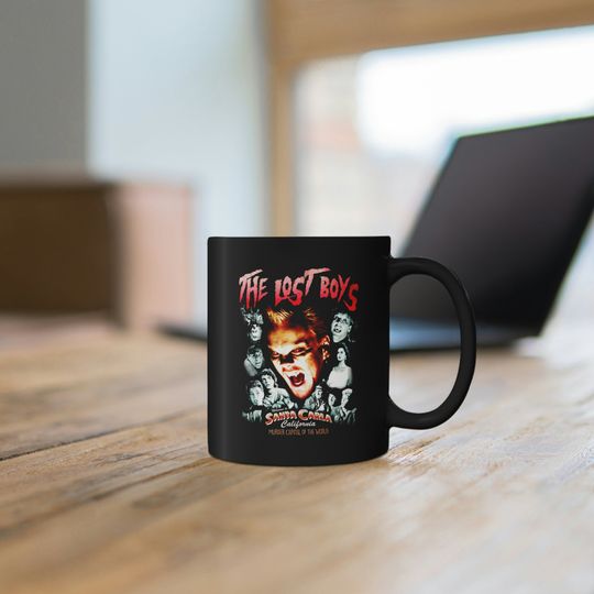 The Lost Boys Movie Black Coffee Mug