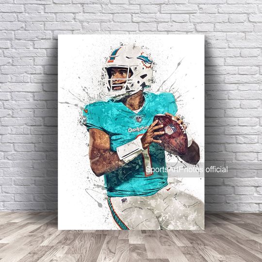 Tua Tagovailoa Poster, Miami Dolphins