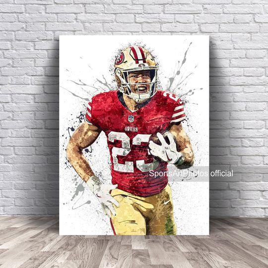 Christian McCaffrey Poster, S.an F.rancisco 49ers Poster