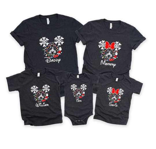 Disney Family Christmas T-shirt, Disney Family Shirt