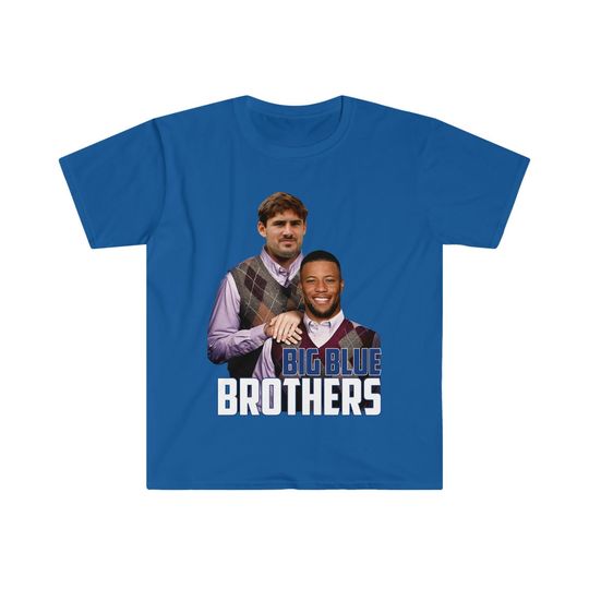 Big Blue Brothers ( Daniel Jones & Saquon Barkley ) T-Shirt