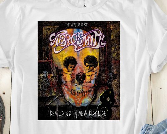 Aerosmith Rock Band 50Th Anniversary, Steven Tyler, Joe Perry, Tom Hamilton Joey Kramer, Brad Whitford, Old School Shirt