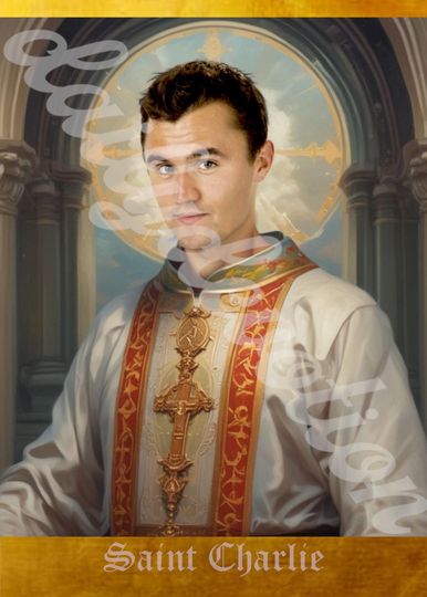 Charlie Kirk Devotional Prayer Candle
