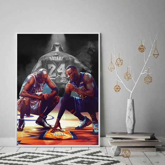Lebron and Michael Jordan Poster
