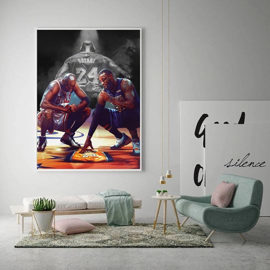 Lebron and Michael Jordan Poster