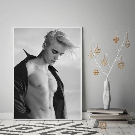 Justin Bieber Poster Canvas Painting