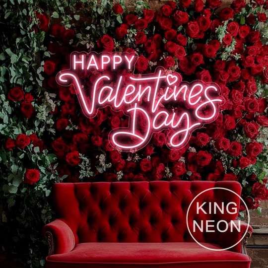 Happy Valentine's Day Neon Sign