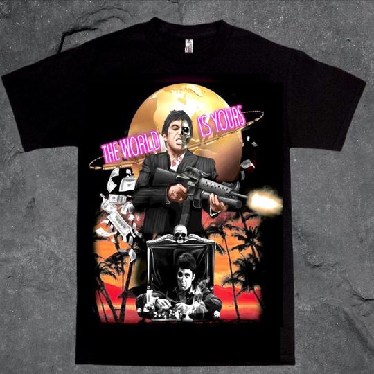 Scarface The World Is Yours 3D T Shirt