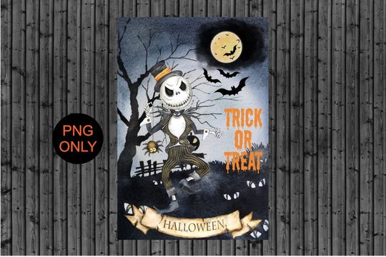 Halloween garden flag design, sublimation design, skeleton, jack o lantern