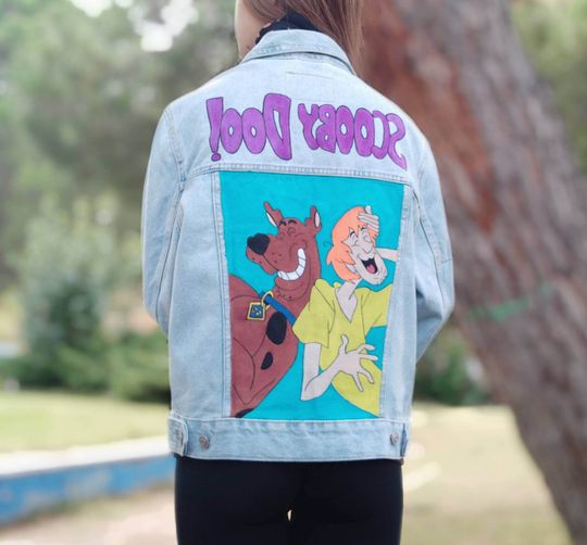 Scooby Doo Printed Denime Jacket
