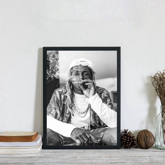 Lil Wayne Poster, Lil Wayne Concert Poster, Retro Music Poster