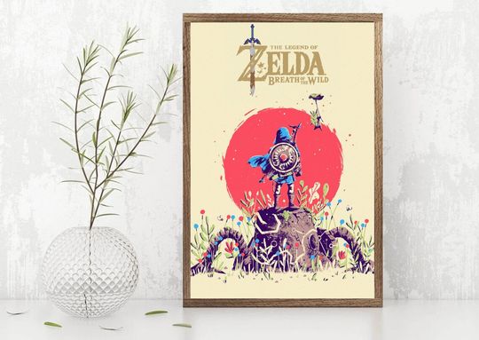 The Legend of Zelda Breath of the Wild Game poster