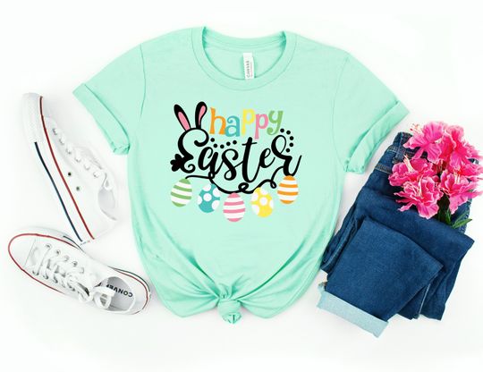 Happy Easter Shirt,Easter Bunny Shirt,Easter Shirt