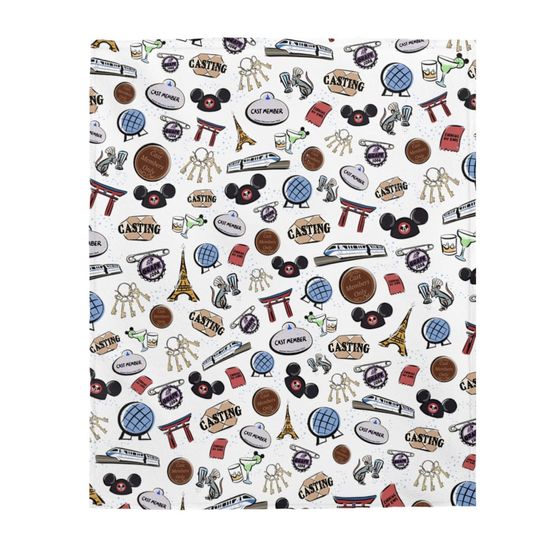 Epcot DCP Blanket, Disney College Program gift,  DCP Gift, DCP Blanket, Disney Epcot