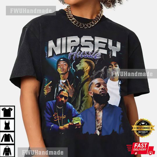 Nipsey Hussle Vintage T shirt, Nipsey Hussle Rapper Shirt