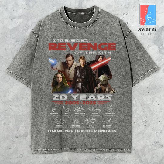 Anakin Skywalker Darth Vader Mineral Wash T-Shirt - Star Wars Vintage