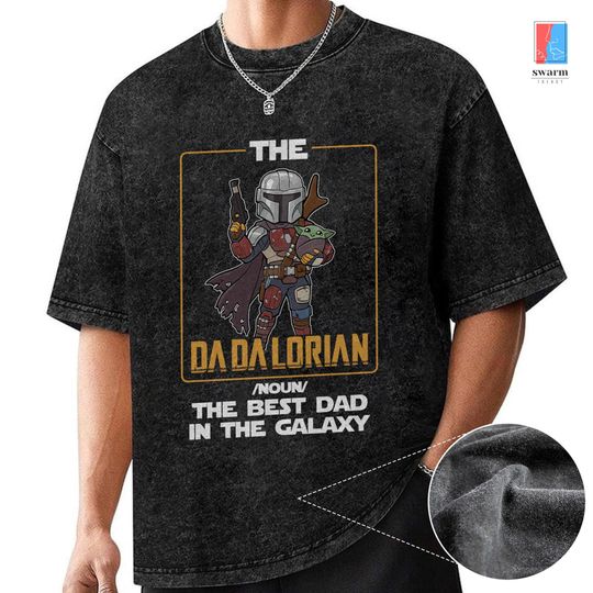 Vintage Starwars The Dadalorian Mineral Wash T-Shirt
