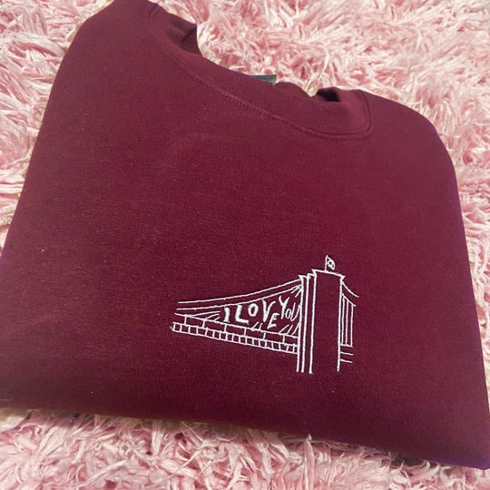 Spider-Man I LOVE YOU Bridge Embroidered Sweater