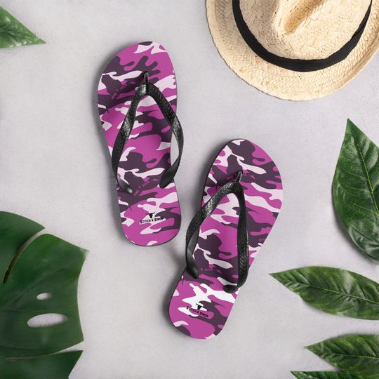 Magenta Flip Flops / Flip-Flops / Soft Magenta Flip Flops