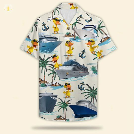 3D Cruising Ducks Hawaiian Shirt