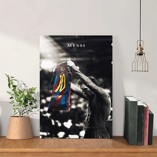 Lionel Messi Football Sports Poster