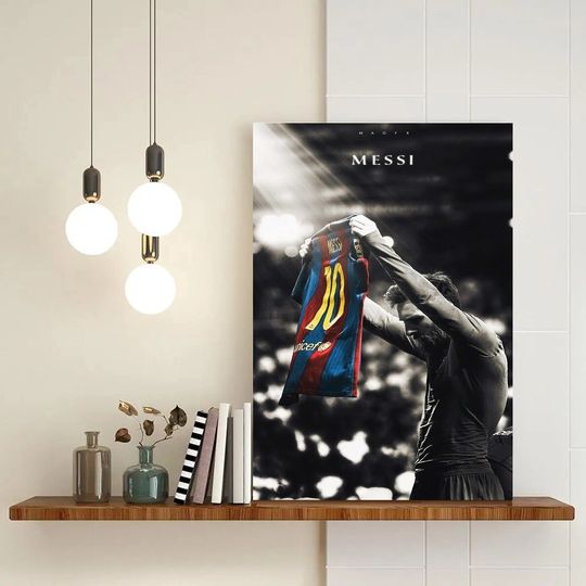Lionel Messi Football Sports Poster