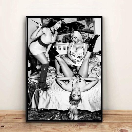 Nicki Minaj Music Poster Canvas Wall Art Home Decor