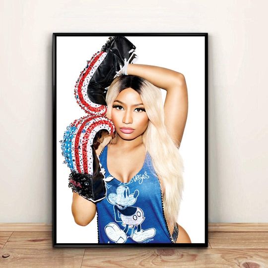 Nicki Minaj Music Poster Canvas Wall Art Home Decor