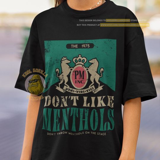 The 1975 Don't Like Menthols Unisex T-shirt, At Their Very Best Tee, The 1975 Band Shirt