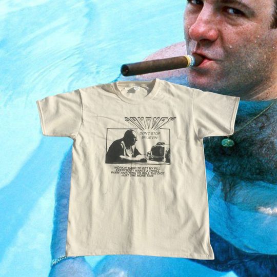 the sopranos last episode x journey (shirt) james gandolfini