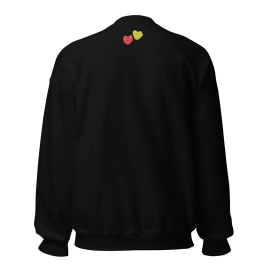 Sweethearts - Snow White & Dopey - Embroidered Crew Neck Sweater (Unisex)