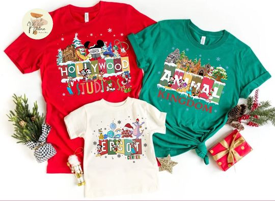 Disney Christmas Shirt, Disney Epcot Christmas Shirt, Disneyland Christmas