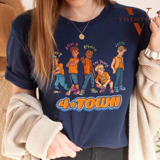 4 Town Retro Turning Red Shirt, Nobody Like U