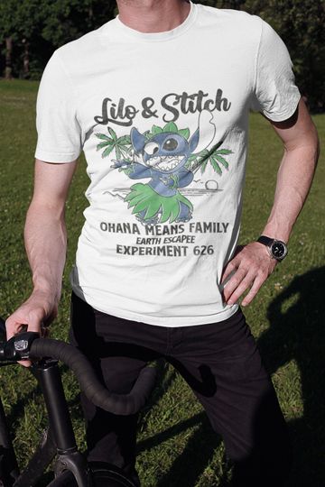 Disney Lilo Stitch Aloha Hawaii Shirt, Ohana Means Family Shirt